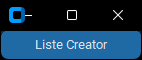 Liste-creator start app